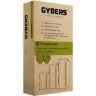 Шкаф 19 напольный 42U GYDERS GDR-426080GMM 600х800х2085 мм, серый, металлические двери