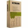 Шкаф 19 напольный 42U GYDERS GDR-426080BP 600х800х2085 мм, черный, перфорированные двери