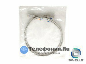 Патч-корд 110 тип-RJ45 тип, 4 пары, 1 м, SINELLS SNL-110-45-4-1