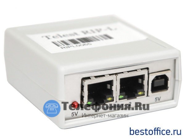 Telest RIP-L Система записи телефонных разговоров на компьютер для 1 IP-телефона (Ethernet)