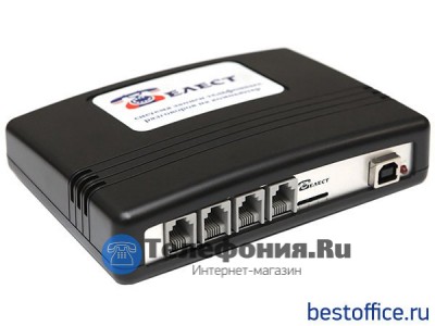 Telest RD8 Система записи телефонных разговоров на компьютер (USB) для 8 цифровых системных телефонов Panasonic