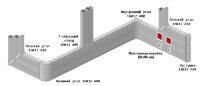 Efapel 16036 ABR Внешний угол для короба 155х50