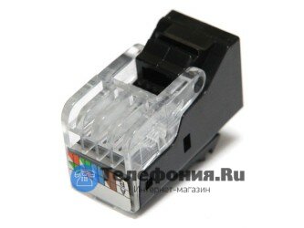 Модуль Keystone Jack RJ-45 (8P8C), категория 5е, самозажимной SINELLS SNL-8p8c5