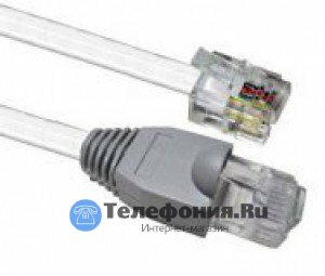 Патч-корд RJ12-RJ45, 3 м SINELLS RJ12-RJ45-3-3