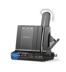 Plantronics W745/A-HL10/S, Savi, беспроводная гарнитура PL-W745/A-HL10/S с микролифтом HL10